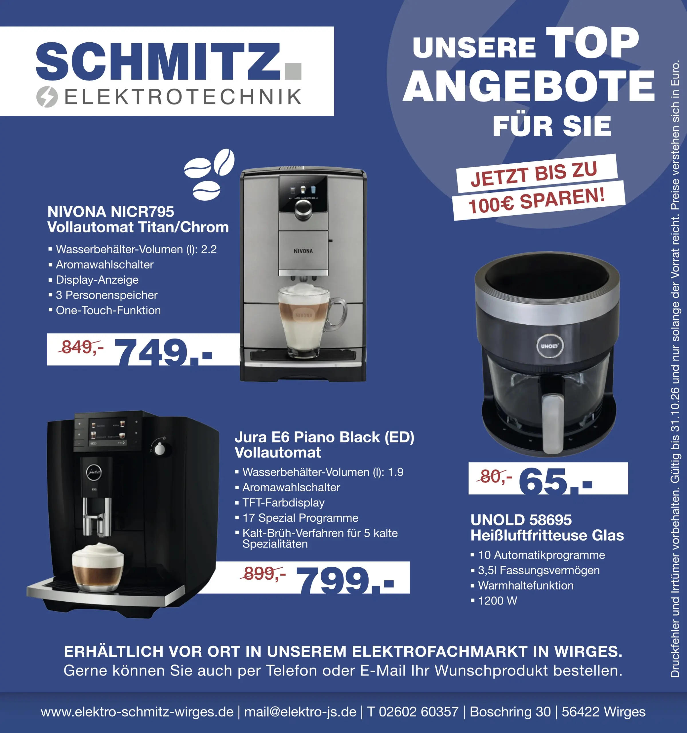 SCHMITZ Angebote Oktober 2026